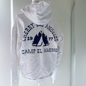 CHERRY LA CAMP EL CAMPINO - White and Blue Hoodie